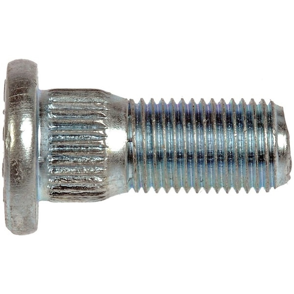 610-322 M12-1.25 Serrated Wheel Stud - 14.27mm Knurl, 30.5mm Length